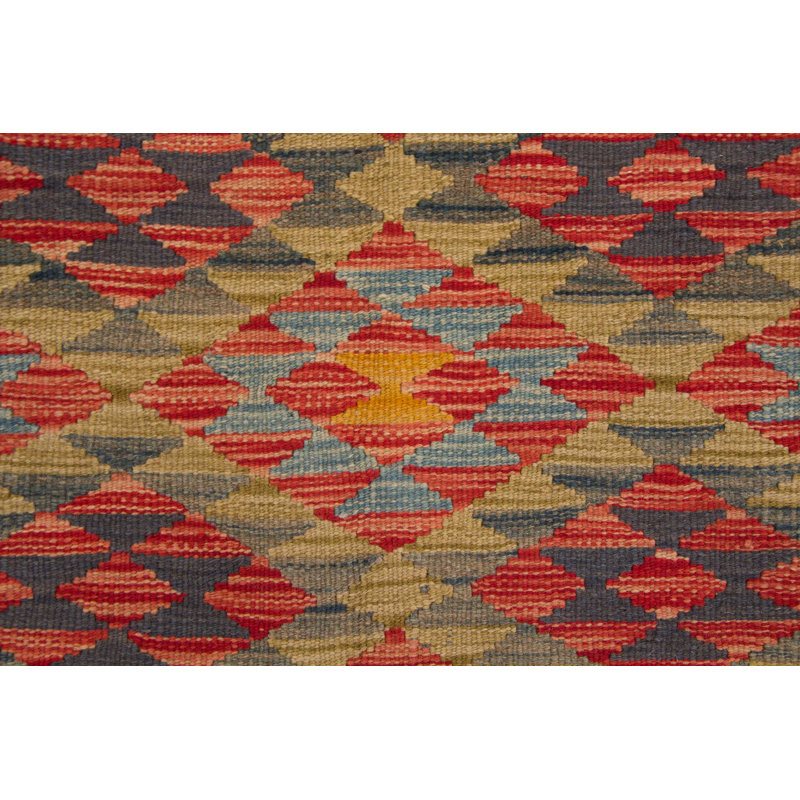 Geometric Hand Woven 141cm X 255cm Area Rug