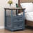 Chaky 2 - Drawer Nightstand with Storage and Built-In Outlets-913461908