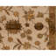 Floral Area Rug in Gold