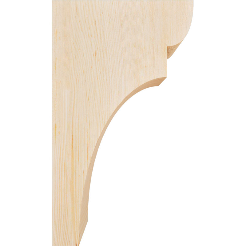 Yorktown Corbel, H 20 po x l 5,5 po x P 12 po, Sapin de Douglas, Lisse