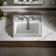 Tresham® Ceramic Rectangular Drop-In Bathroom Sink with Overflow