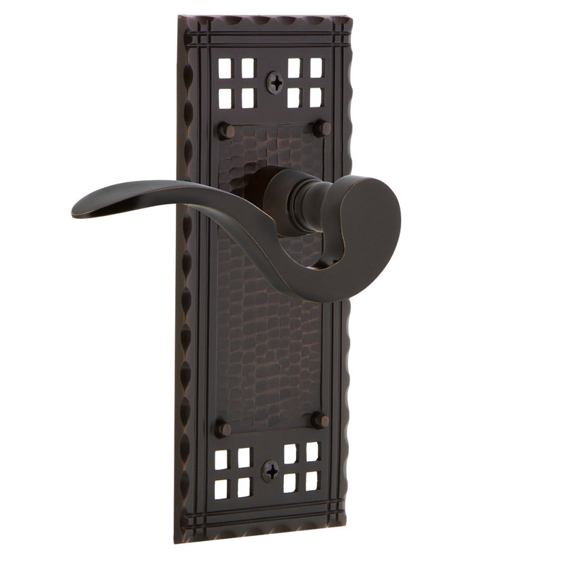 Assiette double artisanale avec levier Manoir Craftsman, Bronze intemporel