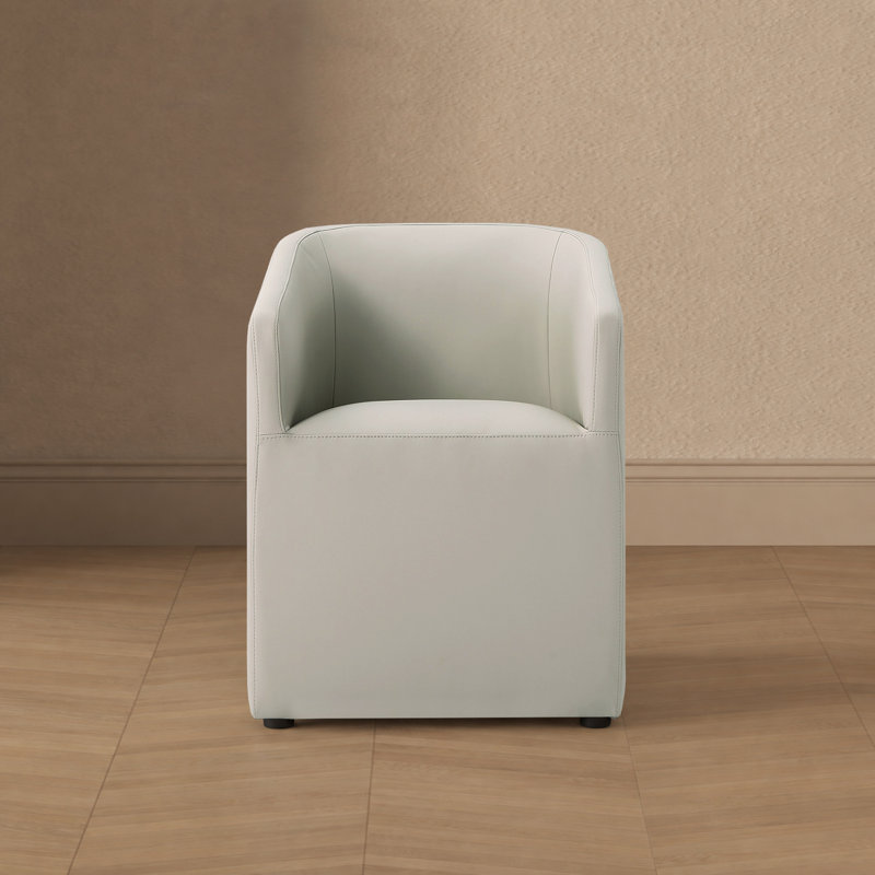 Chaise de salle à manger rembourrée Anna, Gris Pierre