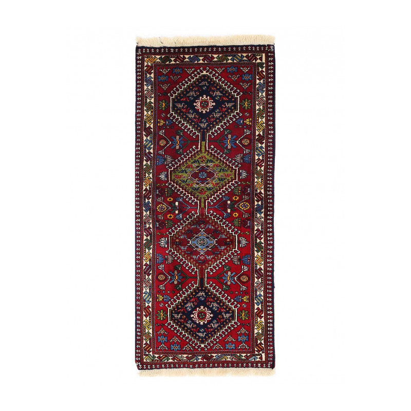 Fine Hand knotted Persian Yalameh runner 2'X4'11"