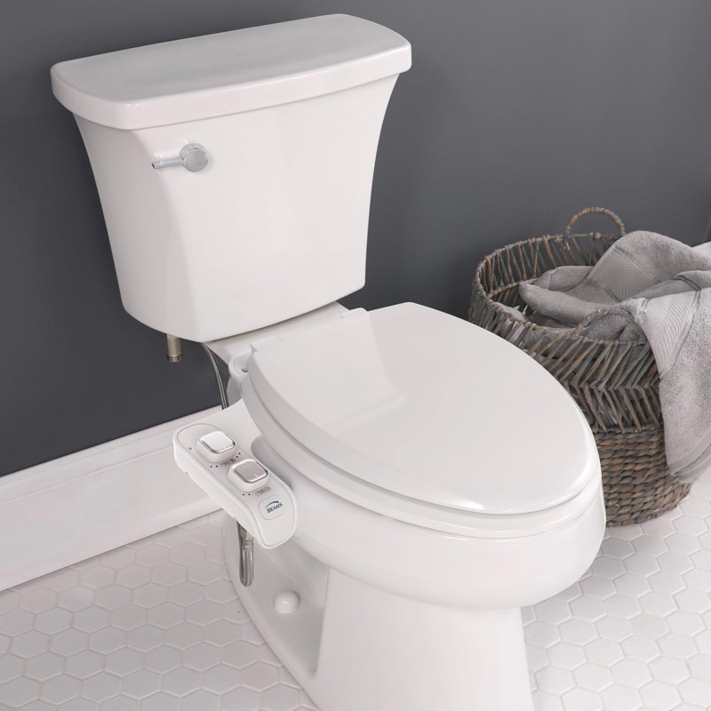 Accessoire pour bidet Bemis Ws100 Wellspring, jet d'eau douce, non électrique, facile à installer, blanc