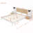 Cherno Wooden Rattan Bed Frame-284860162