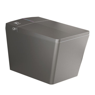 Square Smart Toilet (Matte Gray)