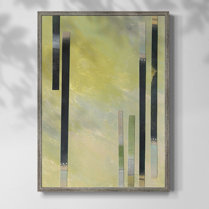 Neutral Assemblage I, reproduction encadrée - bois massif, H 15 po x l 12 po