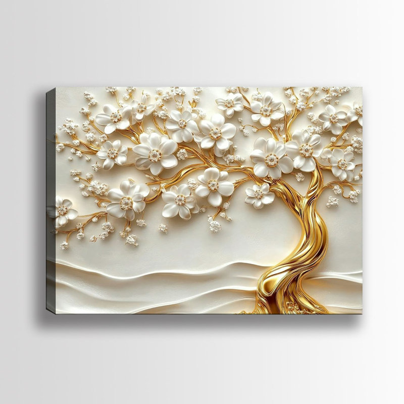 Superbe peinture décorative sur toile, 27,6 po x 39,4 po | 100% toile, cadre 100% bois (épaisseur: 1,2 po) | Parfait pour les amateurs de décoration intérieure et d'art