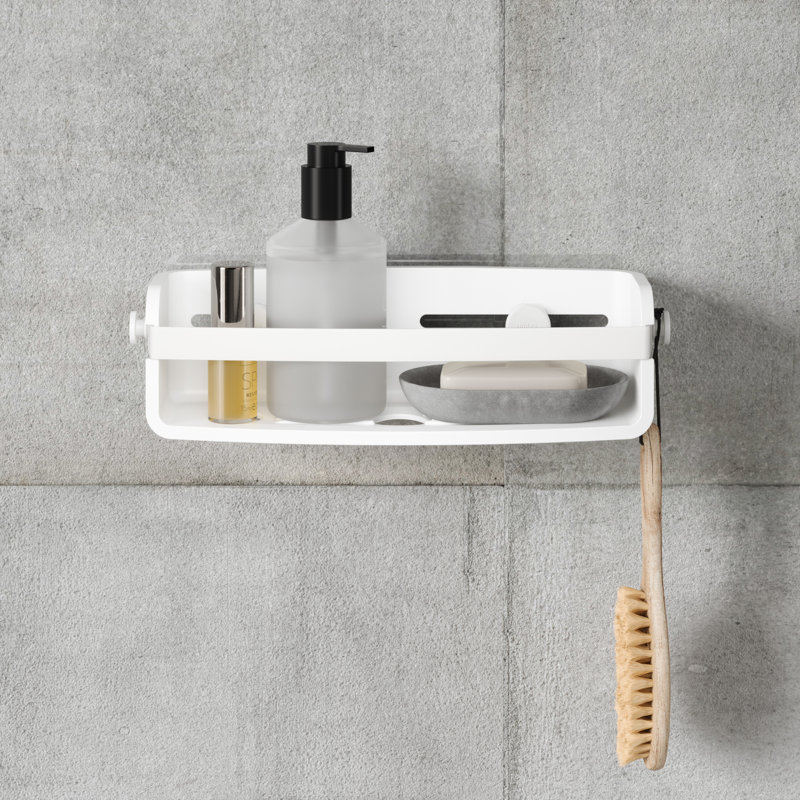 Panier de douche Flex, Blanc