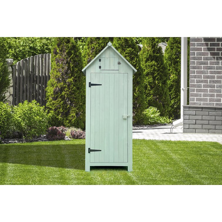 2 ft. 5 in. W x 2 ft D Solid Wood Storage Shed