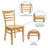 Lyman Ladder Back Wooden Restaurant Chair-23209930-124296863