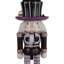 Cupcake Nutcracker Christmas Figure - 10" - Brown And Pink