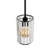 Deiontae 3 - Light Matte Black Cylinder Pendant