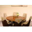 Vogue Lux Orange 61" Round Dining Set-1129307978-1114363436-1114363435
