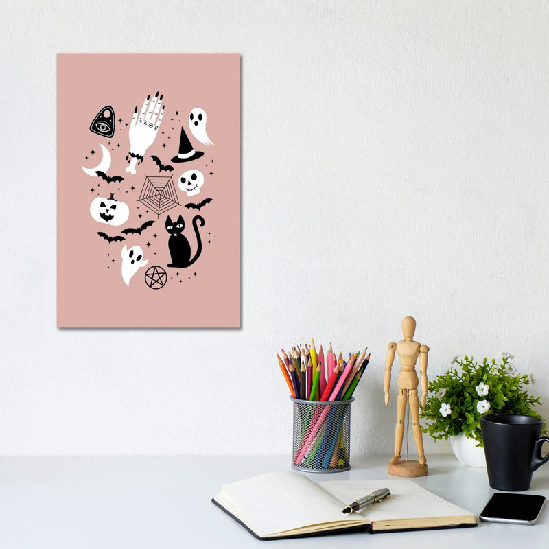 Halloween Strange Things by Emanuela Carratoni - Wrapped Canvas Gallery-Wrapped Canvas Giclée, 20.32 cm H x 30.48 cm W