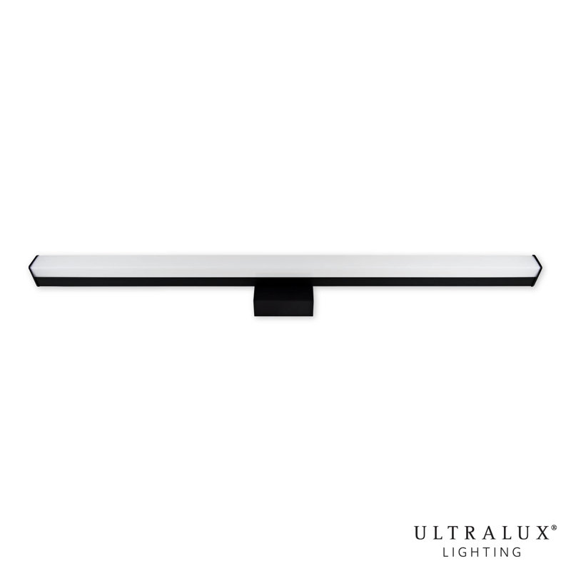Barre d'éclairage DEL mince pour meuble-lavabo à fixation murale - barre d'éclairage à DEL à intensité variable, 14,5 W, 3000 K, miroir lumineux (36 pouces)