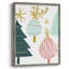 «Christmas Holiday Art CCLXVII», reproduction d'art encadrée - bois massif