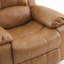 Fauteuil inclinable et oscillant en cuir
