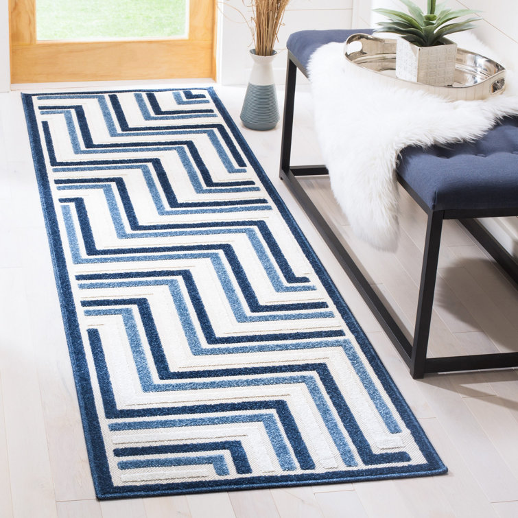 Jevan Performance Chevron Indoor/Outdoor Area Rug