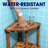 Shower Foot Rest 12 in - Shower Stool for Shaving Legs, Small Corner Bathroom Bench Suitable(Brown)