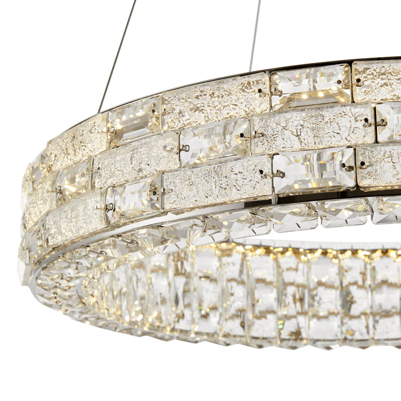 Lustre en cristal 1 lumière DEL CCT