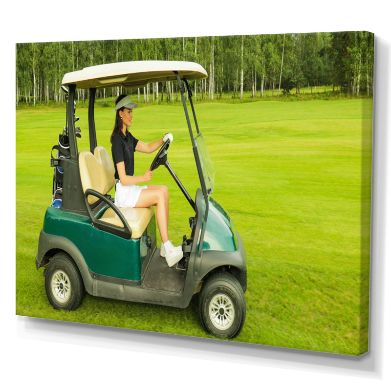 «Golf CSolitude I» sur toile, H 34 po x l 44 po x P 1,5 po, Toile tendue