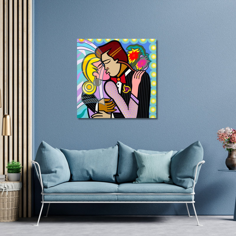 Wedding Kiss - Print, 48" H x 48" W