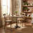 Rustic Brown 30-Inch Round Bistro Table with Compact Space-Saving Design-90108423-90108422
