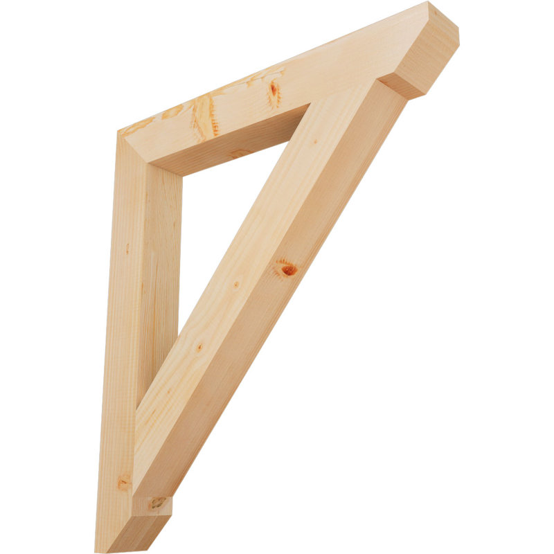 Support lisse à lattes 3 1/2 po x P 30 po x H 34 po, sapin Douglas, Sapin de Douglas, H 34 po x l 3,5 po x P 30 po
