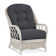 Chaise avec accoudoirs en rotin Everglade