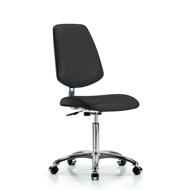 Chaise de chambre propre Saoirse, Noir, Patins