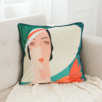 Housse de coussin carrée