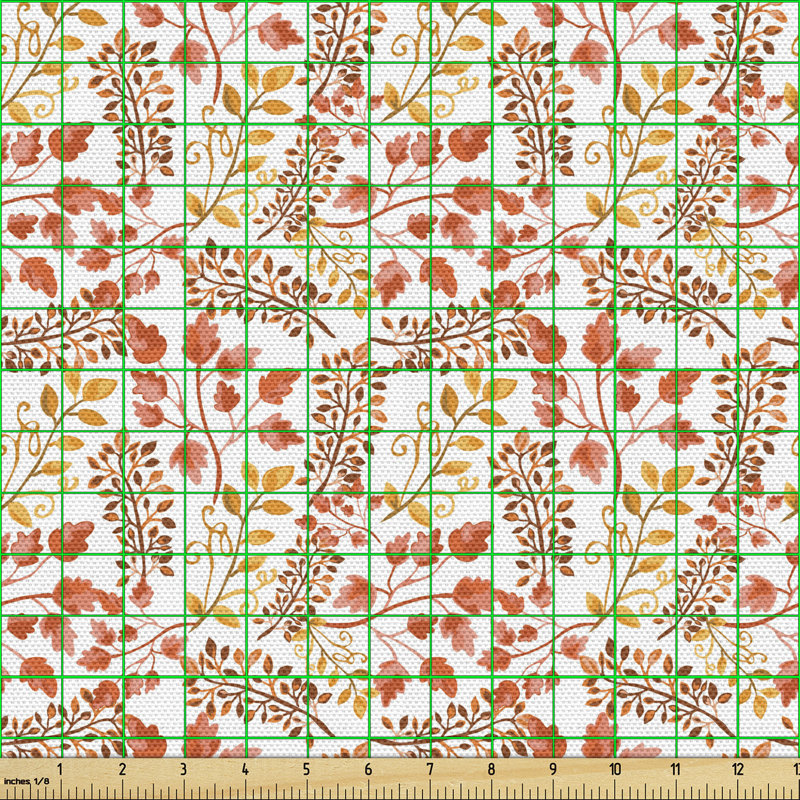 Charlotteann Hand Drawn Flowers and Leaves Multi-Purpose Fabric