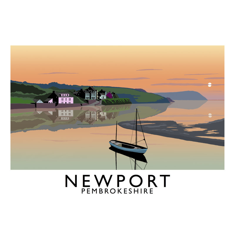 Newport by Richard O'Neil - Print, 30 cm H x 40 cm W x 1 cm D, No Frame