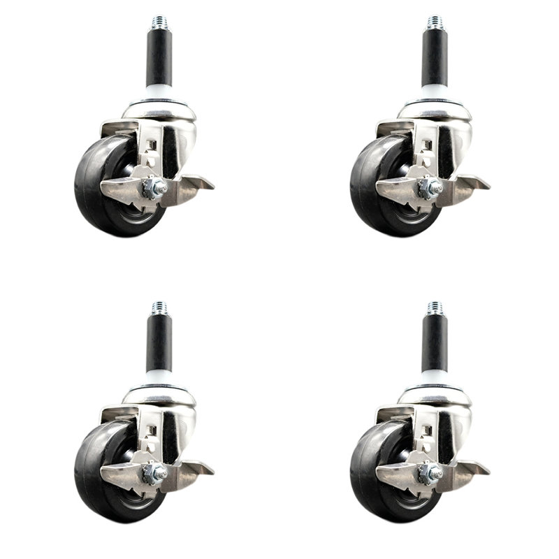 Soft Rubber Casters