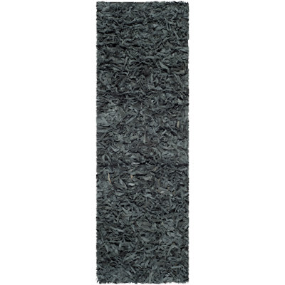 Bridget Leather Hand Woven Area Rug