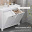 Armoire de rangement pour salle de bain Tilt-Out Laundry