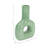Rachael Modern Geometric Stoneware Dolomite Vase - Minimalist Decorative Accent for Contemporary Home Decor-525123771