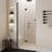  32"W x 72"H Frameless Foldable Shower Door, Aluminum Alloy, 0.24" Tempered Glass Shower