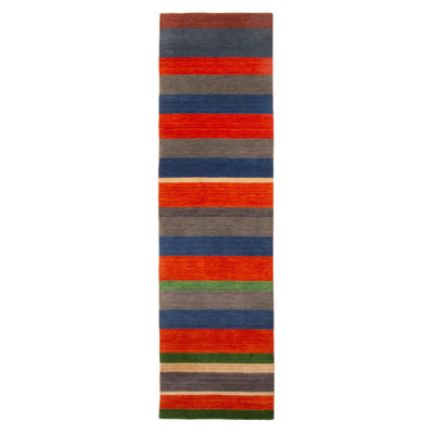 Tapis gris Indo Gabbeh 2 pi 8 po x 9 pi 8 po
