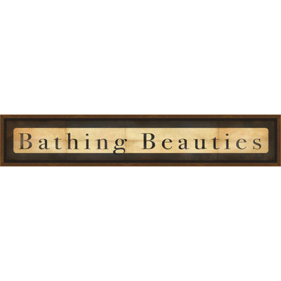 « baining beauties », art textuel encadré