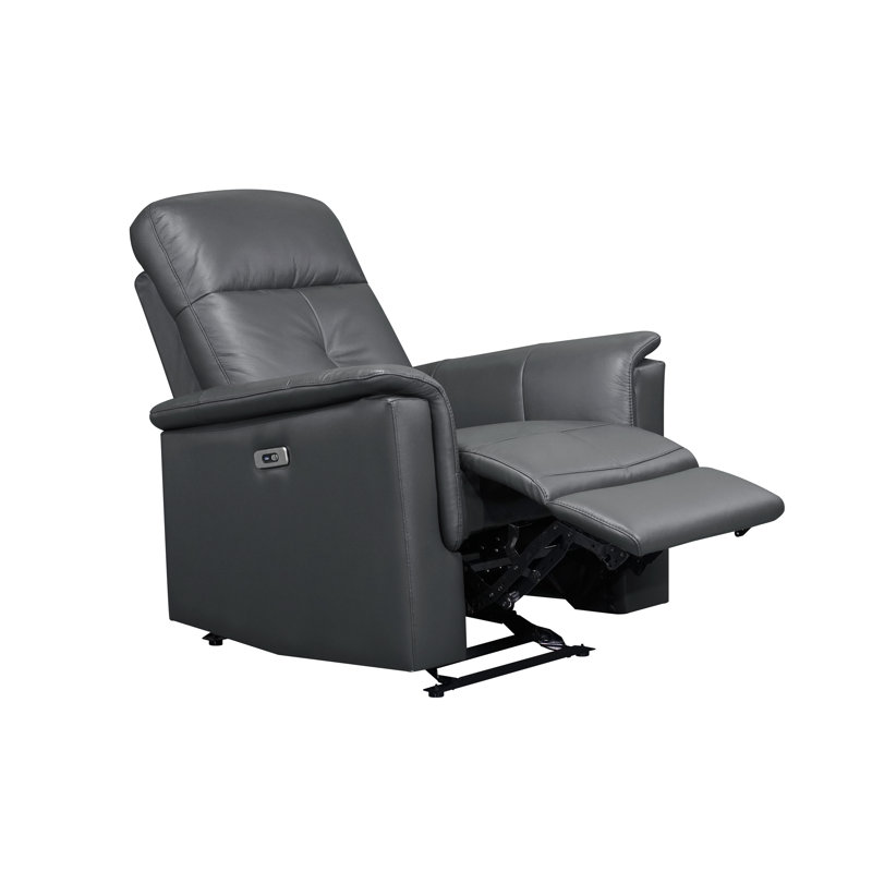 Fauteuil oscillant inclinable électrique, Gris foncé