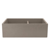 Farmhouse 33" L x 21" W Double Basin Farmhouse/Apron Kitchen Sink