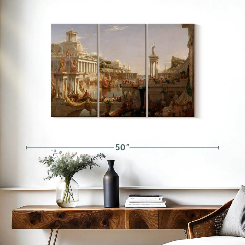 Lilie The Course Of Empire, 24" H x 38" W