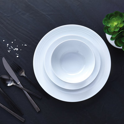 Service de table 12 pièces, service pour 4 super coupe contour Sunderland