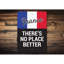 Plaque en aluminium French Pride-58289355