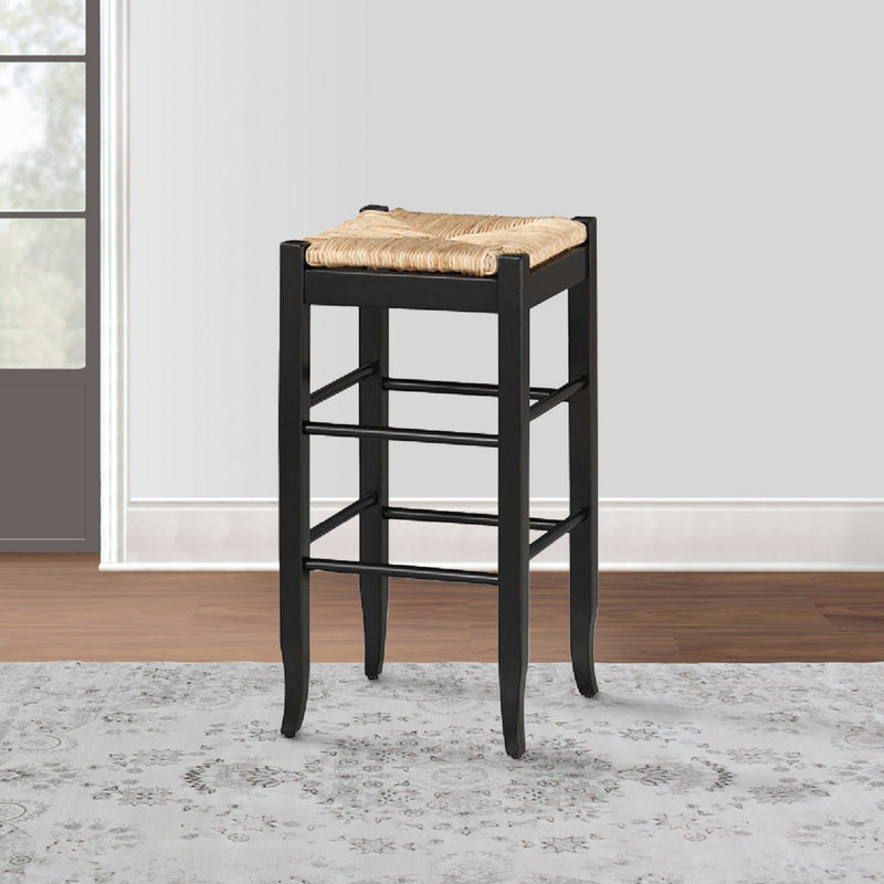 Tabouret de bar 29 po Jolene-Rebecca, Beige / Noir