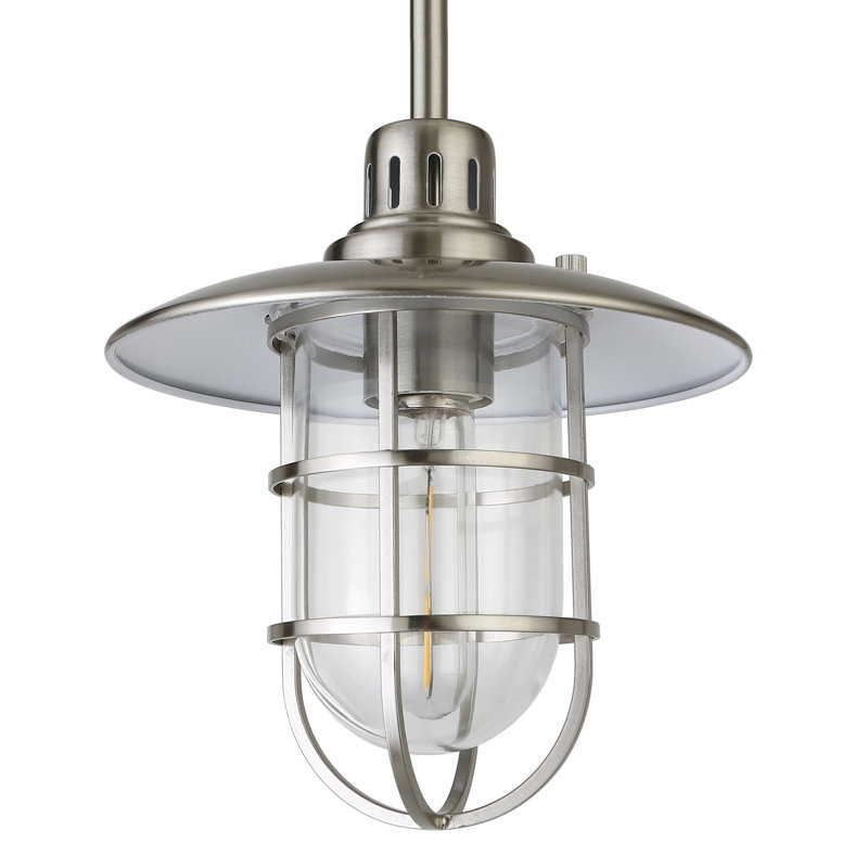 Luminaire suspendu Bay, Nickel brossé