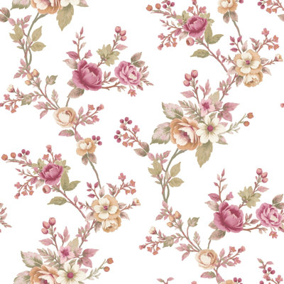 Blooming Garden Collection Soffio Garden Wallpaper Roll